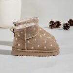 Itty Bitty Limited Edition Flower Beige Snuggle Boots Itty Bitty Limited Edition Flower Beige Snuggle Boots