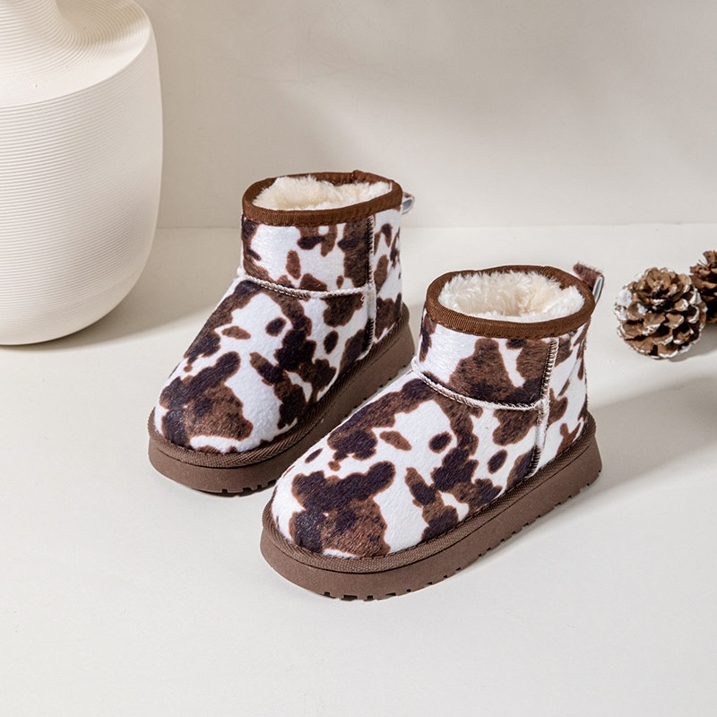 Itty Bitty Limited Edition Cow Print Print Snuggle Boots Itty Bitty Limited Edition Cow Print Print Snuggle Boots
