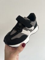 Itty Bitty Black & Distressed White 327 Trainers Itty Bitty Black & Distressed White 327 Trainers