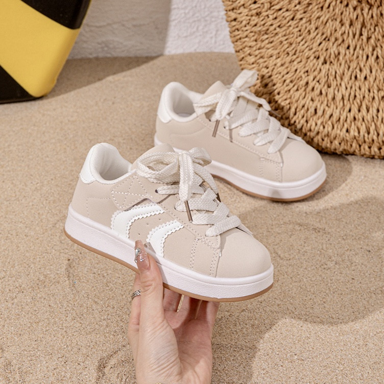Itty Bitty Beige Stripe Trainers Itty Bitty Beige Stripe Trainers