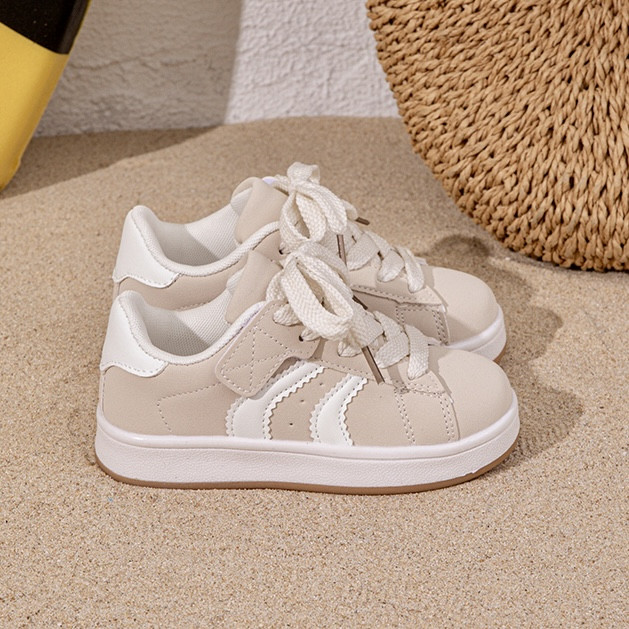 Itty Bitty Beige Stripe Trainers Itty Bitty Beige Stripe Trainers