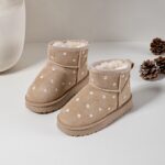 Itty Bitty Limited Edition Flower Beige Snuggle Boots Itty Bitty Limited Edition Flower Beige Snuggle Boots