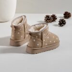 Itty Bitty Limited Edition Flower Beige Snuggle Boots Itty Bitty Limited Edition Flower Beige Snuggle Boots