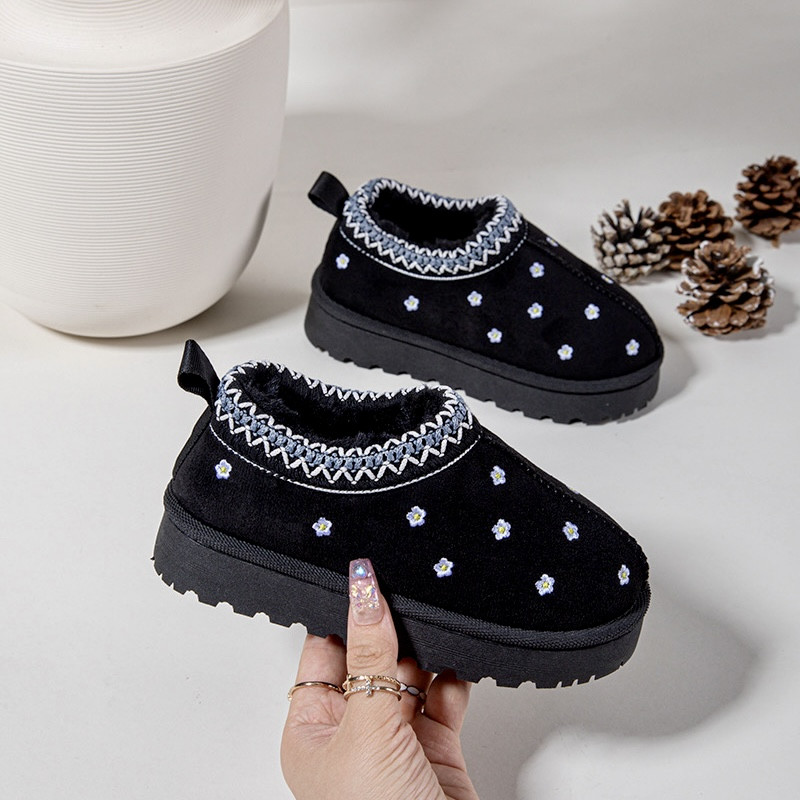 Itty Bitty Limited Edition Black Flower Tazz Beige Clogs Itty Bitty Limited Edition Black Flower Tazz Beige Clogs