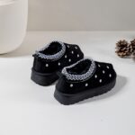 Itty Bitty Limited Edition Black Flower Tazz Beige Clogs Itty Bitty Limited Edition Black Flower Tazz Beige Clogs