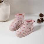 Itty Bitty Limited Edition Pink Strawberries Snuggle Boots Itty Bitty Limited Edition Pink Strawberries Snuggle Boots