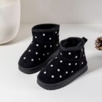 Itty Bitty Limited Edition Black Flower Snuggle Boots Itty Bitty Limited Edition Black Flower Snuggle Boots