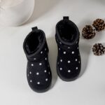 Itty Bitty Limited Edition Black Flower Snuggle Boots Itty Bitty Limited Edition Black Flower Snuggle Boots