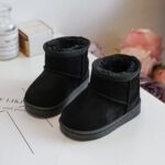 Itty Bitty Black Snuggle Boots