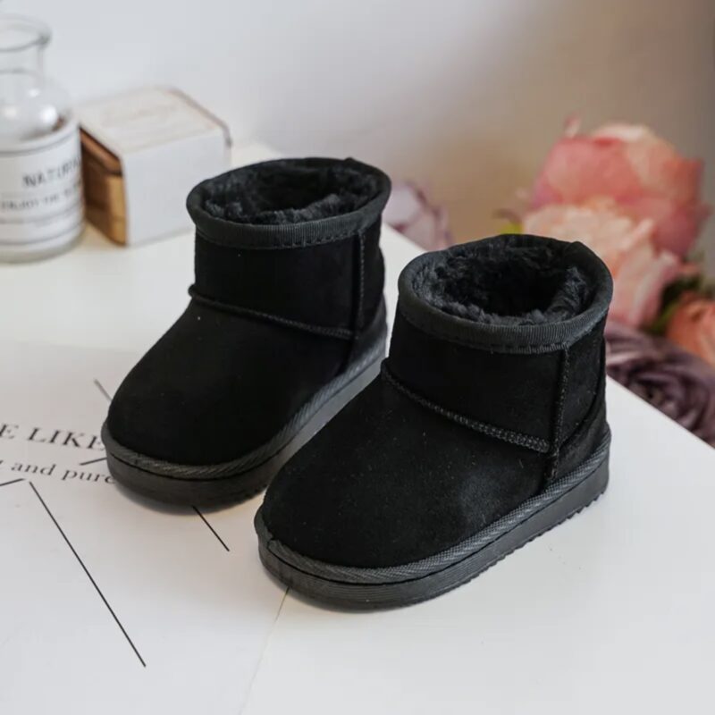 Itty Bitty Black Snuggle Boots