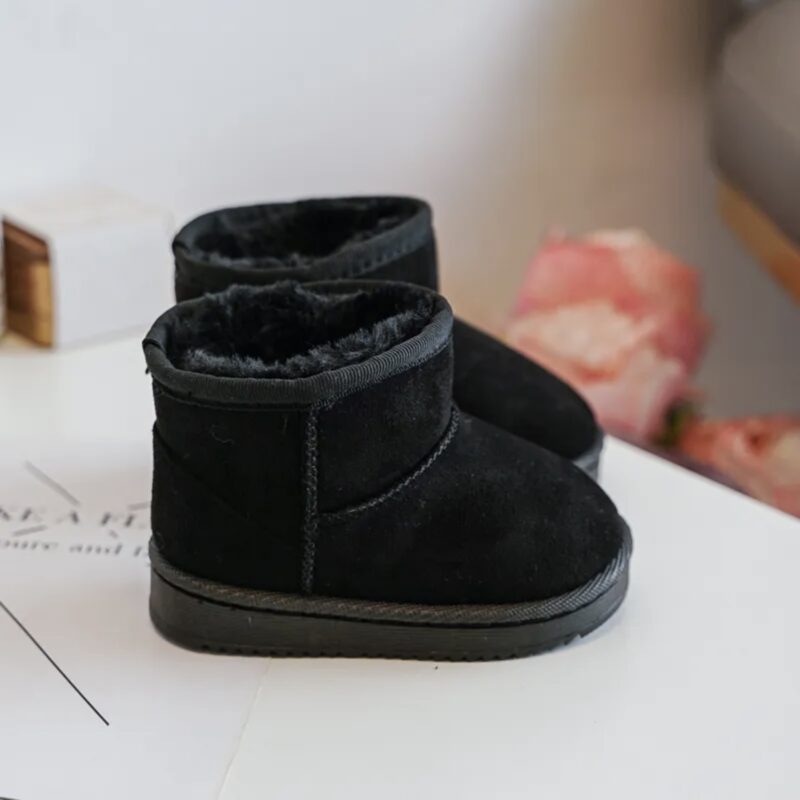 Itty Bitty Black Snuggle Boots