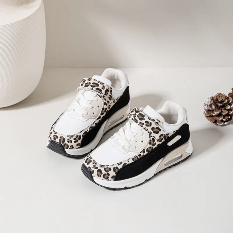 Itty Bitty Kids Leopard Print Air Trainers