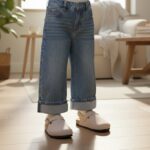 Itty Bitty Kids Beige Boston Clogs