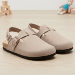 Itty Bitty Kids Beige Boston Clogs