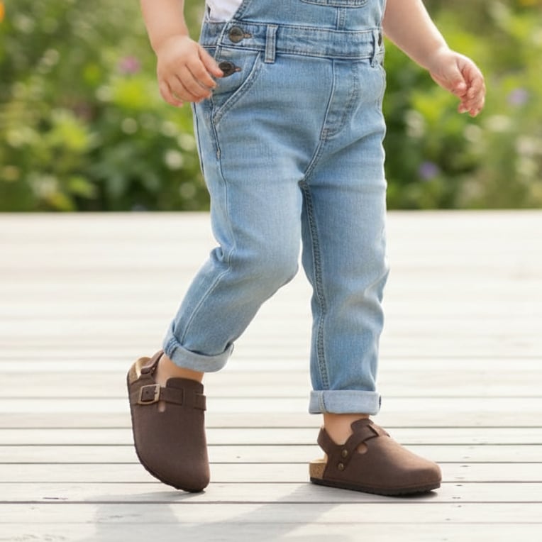 Itty Bitty Chocolate Brown Boston Clogs
