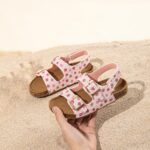Itty Bitty Kids Strawberry Glitter Double Buckle Sandals