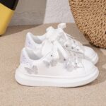 Itty Bitty Kids Diamante Butterfly Chunky Sole Trainers
