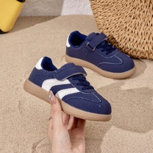 Itty Bitty Kids Blue & White Stripe Trainers