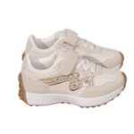 Itty Bitty Gold Glitter & Beige 327 Trainers
