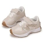 Itty Bitty Gold Glitter & Beige 327 Trainers