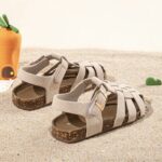 Itty Bitty Kids Beige Gladiator Sandals