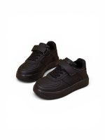 Itty Bitty Kids School Black Trainers