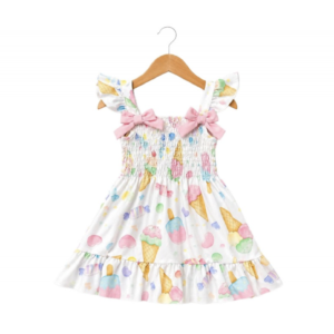 Baby Girl Dresses UK — Boutique Collection for Your Little Princess 1 Itty Bitty Girls Candy Print Dress
