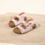Itty Bitty Kids Heart Glitter Double Buckle Sandals