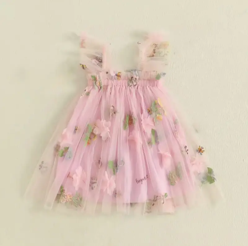 baby girl pink dress 12 months Yindaity Baby Girl Romper Flower Dress Dresses Lace Ruffle Festival Clothes  With Headband For 3 6 9 12 18 Months Baby Girl Clothes 12 18 Months (Pink,12-18  Months)