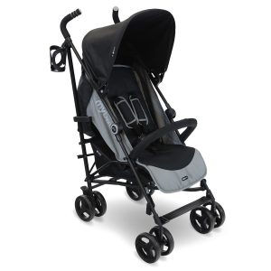 Home 9 My Babiie MB02 Plus Lightweight Stroller - Black and Grey - Image 2