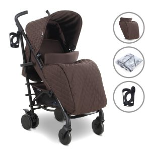My Babiie MB51 Plus Stroller - Chocolate - Image 1