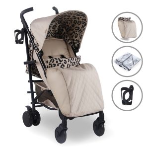 My Babiie MB51 Plus Stroller - Fawn Leopard - Image 1