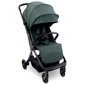 Home 15 My Babiie MBX7 Plus Auto-Fold Compact Stroller - Forest Green - Image 2
