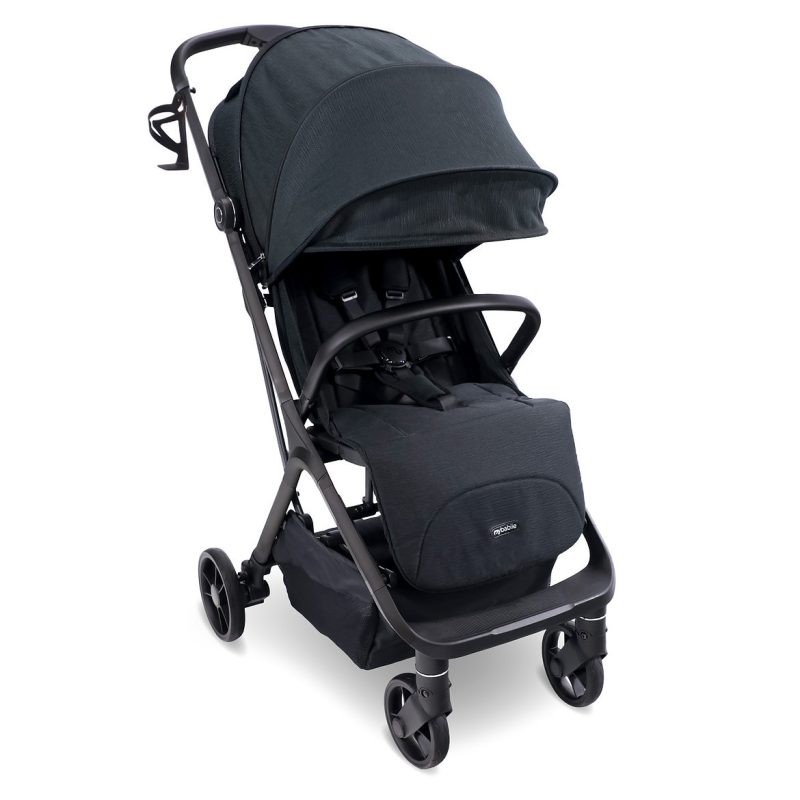 My Babiie MBX7 Plus Auto-Fold Compact Stroller - Black My Babiie MBX7 Plus Auto-Fold Compact Stroller - Black - Image 2