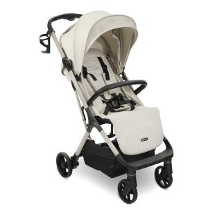 Home 11 My Babiie MBX7 Plus Auto-Fold Compact Stroller - Ivory - Image 2