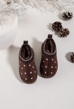 Itty Bitty Limited Edition Brown Pink Heart Tazz Clogs Itty Bitty Limited Edition Brown Pink Heart Tazz Clogs