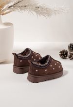 Itty Bitty Limited Edition Brown Pink Heart Tazz Clogs Itty Bitty Limited Edition Brown Pink Heart Tazz Clogs