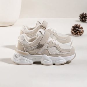 Home 2 Itty Bitty Kids Beige & White 960 Trainers