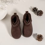 Itty Bitty Chocolate Brown Snuggle Boots