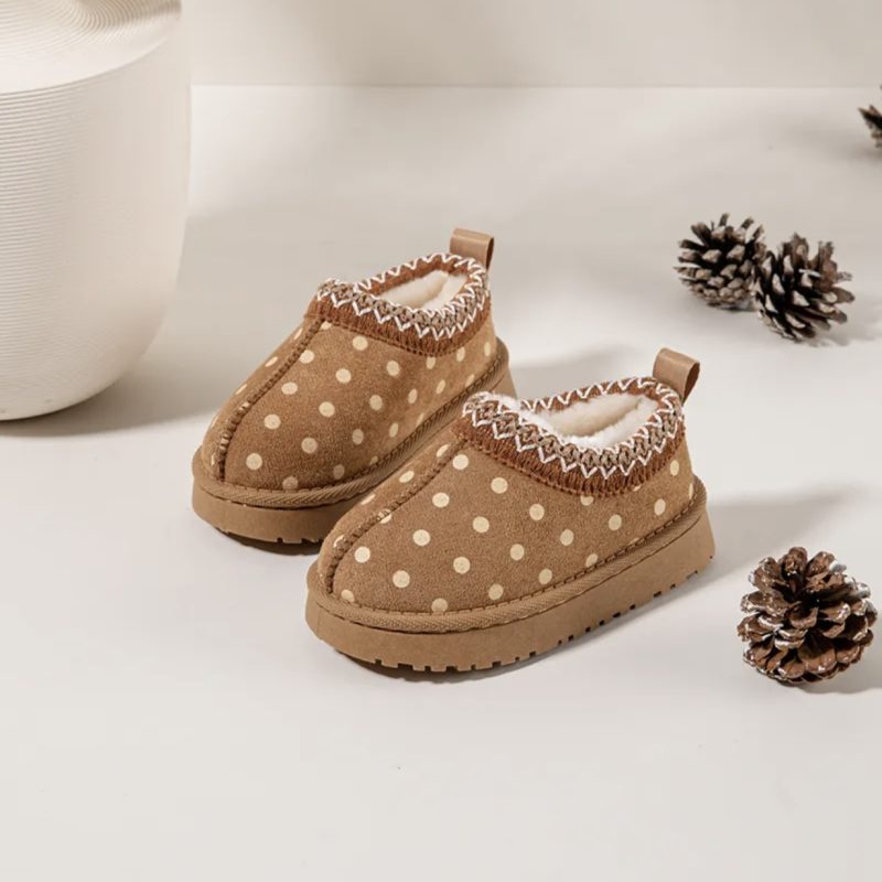 Itty Bitty Kids Chestnut Spot Tazz Clogs